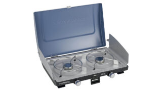 Estufa compacta con dos hornillas Campingaz