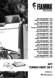 Installation and instruction manual Kit Turbo-Vent 28 F